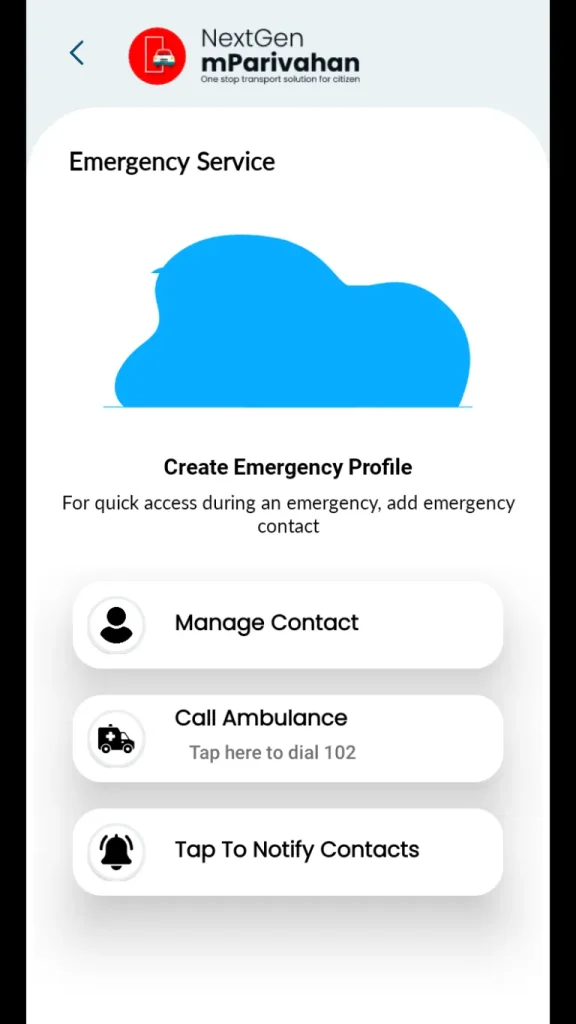 mparivahan-app-emergeny-services
